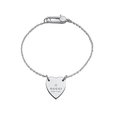 gucci - bracelet heart|gucci trademark bracelet.